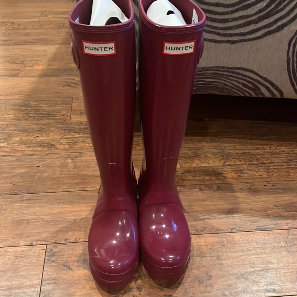 Original Tall Gloss Rain Boot - Magenta